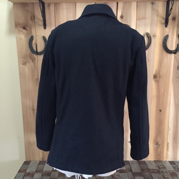 Vurt Quilt lined Wool blend Peacoat double breast - Picture 2 of 8